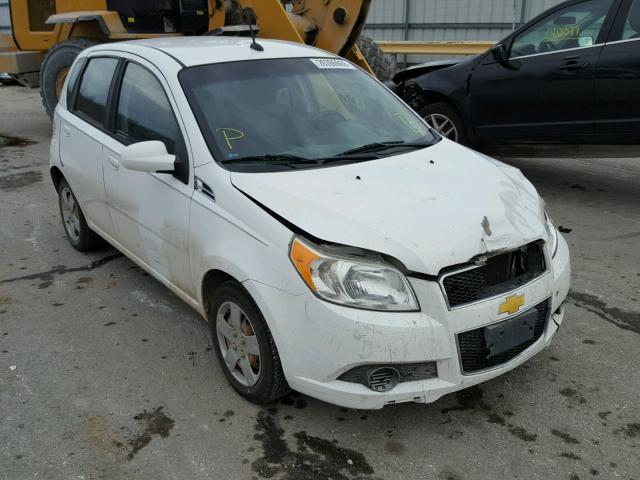KL1TD6DE0AB096851 - 2010 CHEVROLET AVEO LS WHITE photo 1