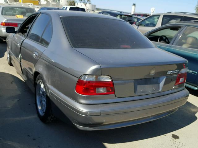 WBADT63402CH86359 - 2002 BMW 530 I AUTO GRAY photo 3