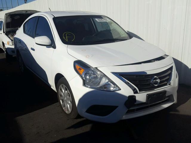 3N1CN7AP9FL852963 - 2015 NISSAN VERSA S WHITE photo 1