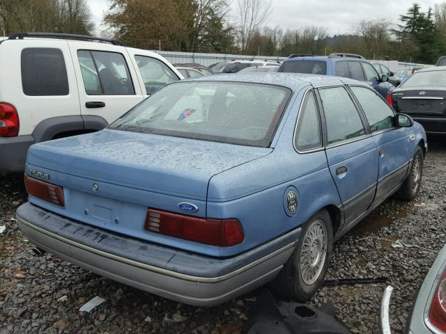 1FABP5348KG231177 - 1989 FORD TAURUS LX BLUE photo 4