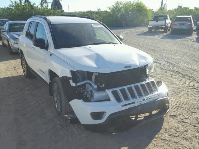 1C4NJCBA5HD156419 - 2017 JEEP COMPASS SP WHITE photo 1