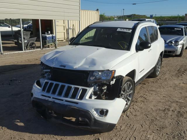 1C4NJCBA5HD156419 - 2017 JEEP COMPASS SP WHITE photo 2