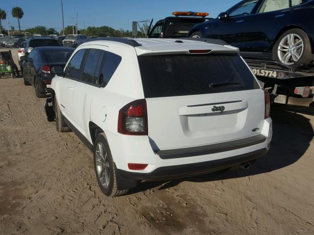 1C4NJCBA5HD156419 - 2017 JEEP COMPASS SP WHITE photo 3