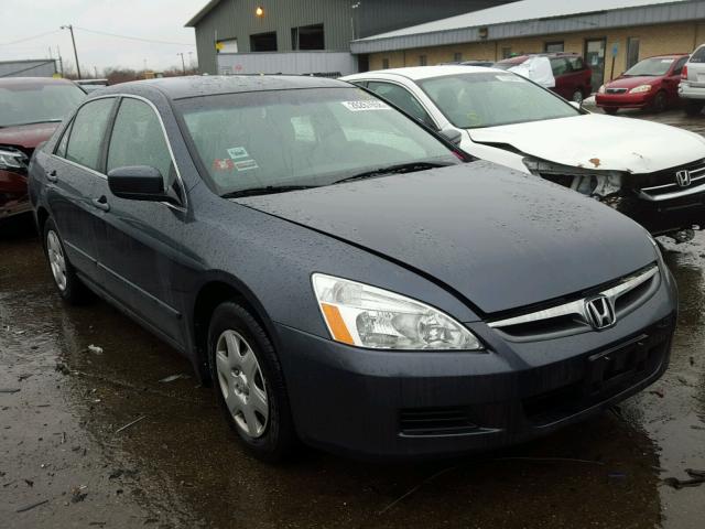 1HGCM56467A006657 - 2007 HONDA ACCORD LX GRAY photo 1