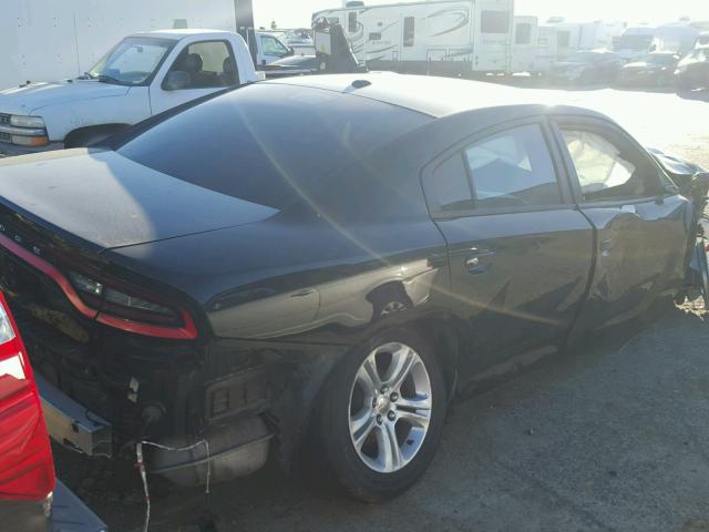 2C3CDXBG4GH109320 - 2016 DODGE CHARGER SE BLACK photo 4