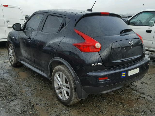 JN8AF5MVXBT017223 - 2011 NISSAN JUKE S BLACK photo 3