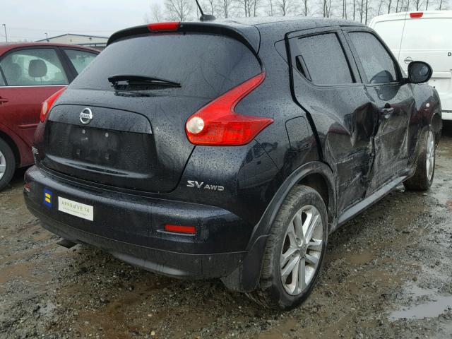 JN8AF5MVXBT017223 - 2011 NISSAN JUKE S BLACK photo 4