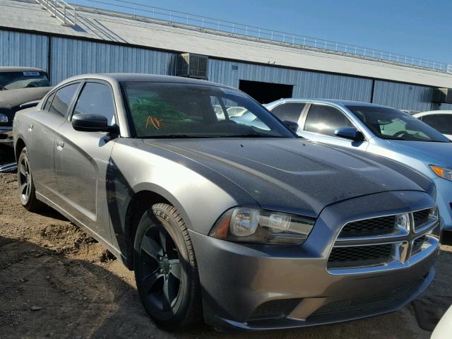 2B3CL3CG8BH532580 - 2011 DODGE CHARGER GRAY photo 1