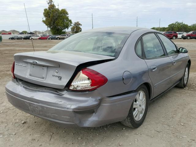 1FAFP56U77A160688 - 2007 FORD TAURUS SEL BLUE photo 4