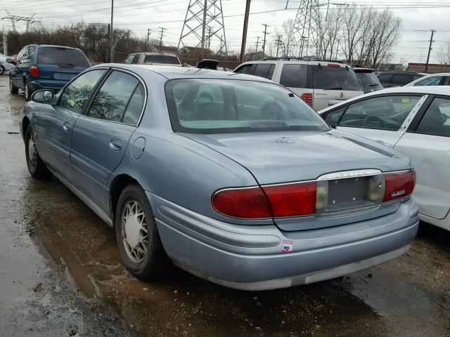 1G4HR54K73U195069 - 2003 BUICK LESABRE LI BLUE photo 3