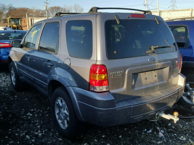 1FMCU94137KA52886 - 2007 FORD ESCAPE LIM GRAY photo 3