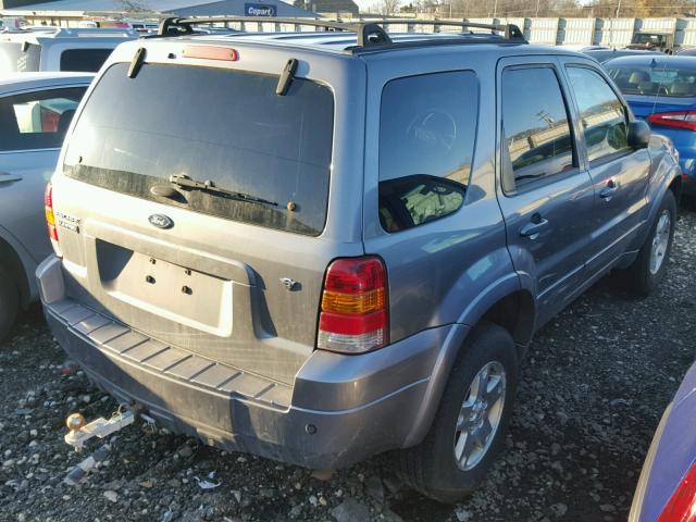 1FMCU94137KA52886 - 2007 FORD ESCAPE LIM GRAY photo 4