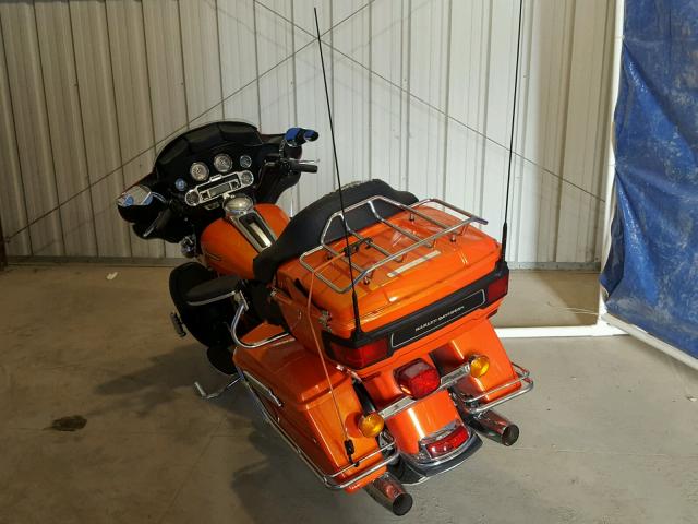 1HD1KEM13CB641777 - 2012 HARLEY-DAVIDSON FLHTK ELEC 橙色 照片 3