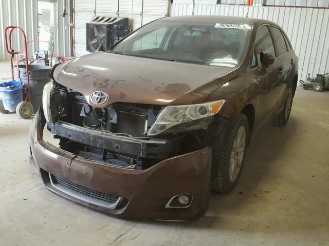 4T3ZA3BBXDU071180 - 2013 TOYOTA VENZA LE BROWN photo 2