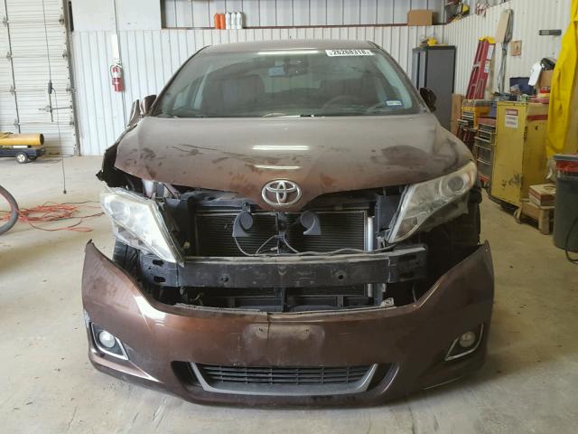 4T3ZA3BBXDU071180 - 2013 TOYOTA VENZA LE BROWN photo 9