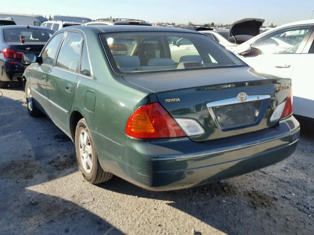 4T1BF28B3YU090429 - 2000 TOYOTA AVALON XL GREEN photo 3