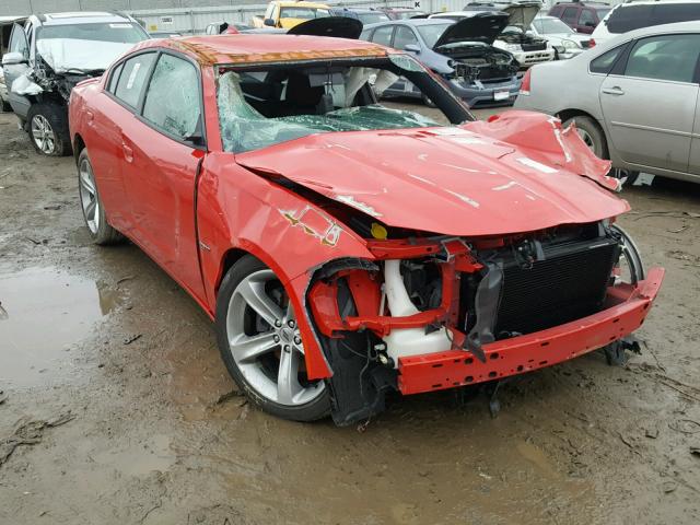 2C3CDXCT8HH510124 - 2017 DODGE CHARGER R/ RED photo 1