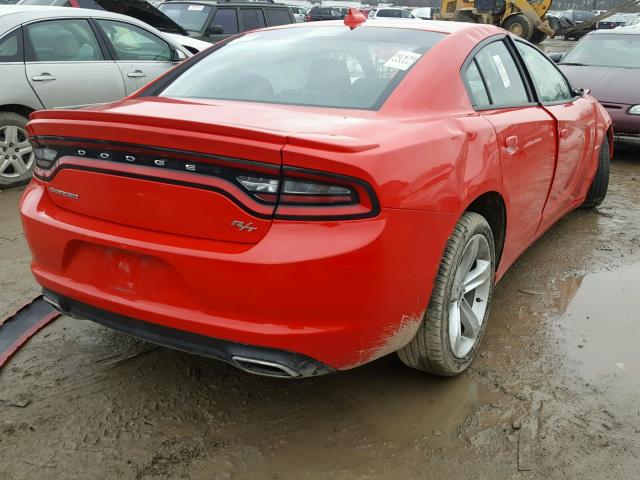 2C3CDXCT8HH510124 - 2017 DODGE CHARGER R/ RED photo 4