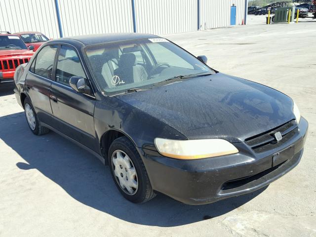 1HGCG6655YA080823 - 2000 HONDA ACCORD LX BLACK photo 1