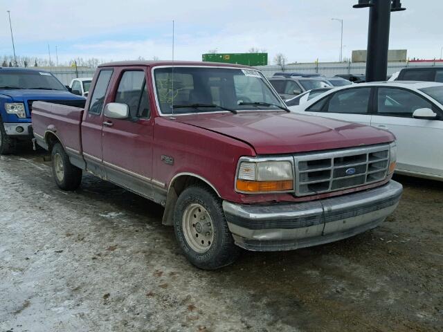 1FTEX15H5SKA94423 - 1995 FORD F150 RED photo 1