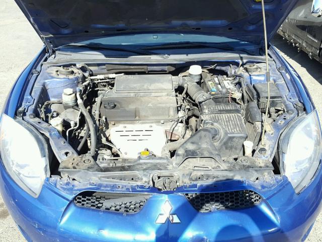 4A3AK24F06E046851 - 2006 MITSUBISHI ECLIPSE GS BLUE photo 7