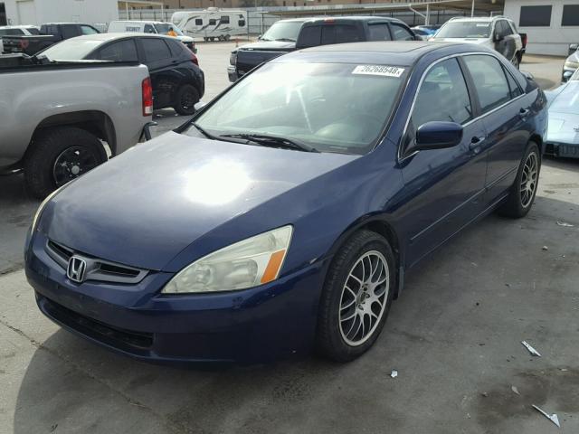 1HGCM66573A004697 - 2003 HONDA ACCORD EX BLUE photo 2