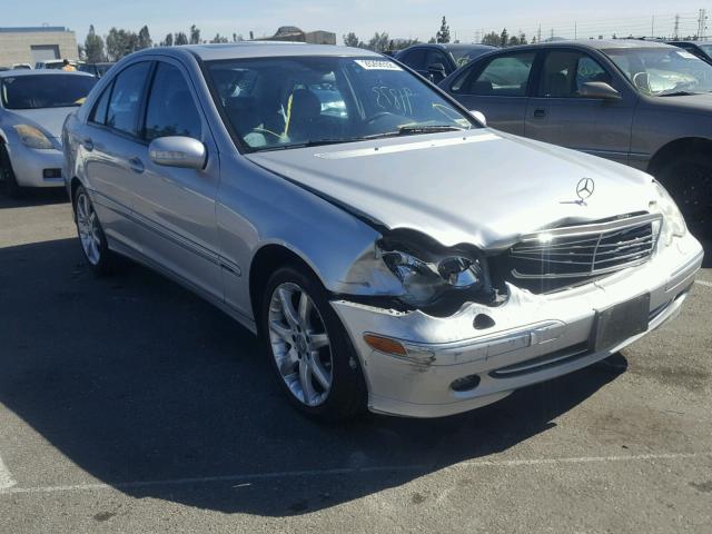 WDBRF40J34A558610 - 2004 MERCEDES-BENZ C 230K SPO SILVER photo 1