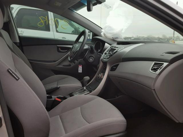 KMHDH4AE7DU932119 - 2013 HYUNDAI ELANTRA GL GRAY photo 5