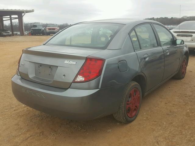 1G8AZ52F64Z194442 - 2004 SATURN ION LEVEL GRAY photo 4