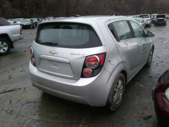 1G1JC6SG5D4200422 - 2013 CHEVROLET SONIC LT SILVER photo 4