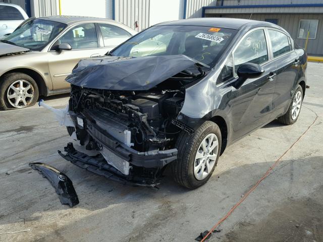KNADM4A39H6012319 - 2017 KIA RIO LX Սև լուսանկար 2