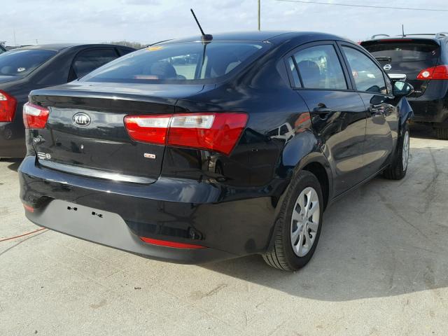 KNADM4A39H6012319 - 2017 KIA RIO LX Սև լուսանկար 4