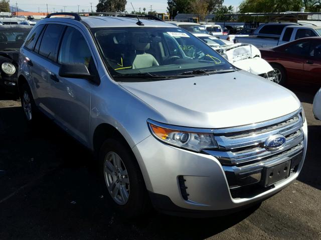 2FMDK3GC1DBA21825 - 2013 FORD EDGE SE SILVER photo 1