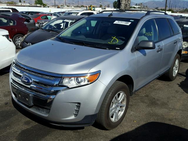 2FMDK3GC1DBA21825 - 2013 FORD EDGE SE SILVER photo 2