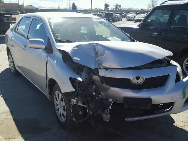 1NXBU4EE1AZ267033 - 2010 TOYOTA COROLLA BA SILVER photo 1