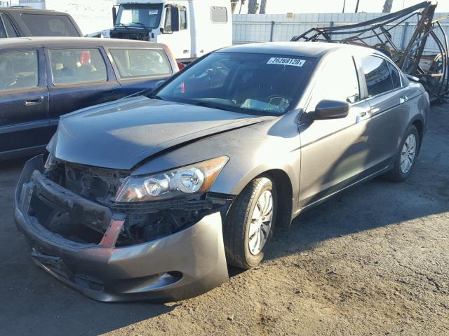 1HGCP2F33AA156729 - 2010 HONDA ACCORD LX GRAY photo 2