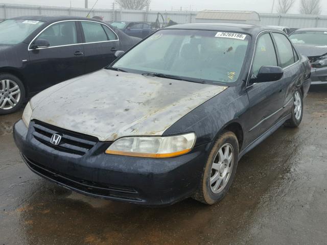 JHMCG56752C011649 - 2002 HONDA ACCORD SE BLACK photo 2