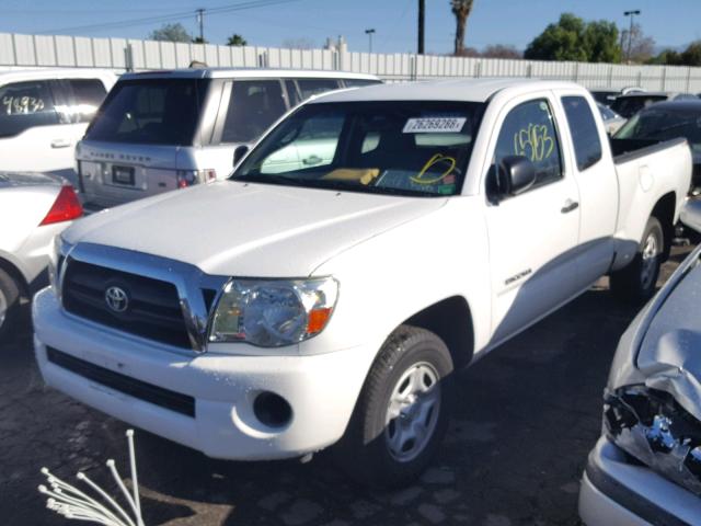 5TETX22N68Z509471 - 2008 TOYOTA TACOMA ACC WHITE photo 2