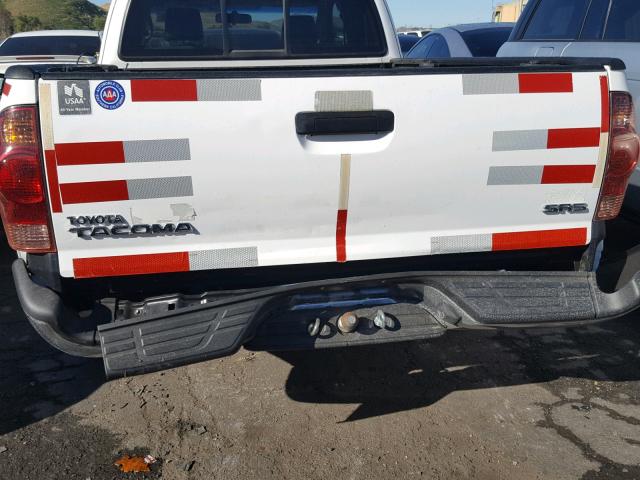 5TETX22N68Z509471 - 2008 TOYOTA TACOMA ACC WHITE photo 9