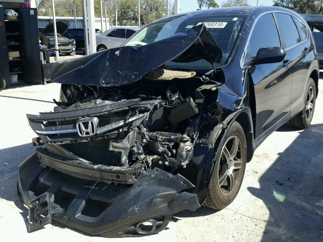 2HKRM4H50DH633822 - 2013 HONDA CR-V EX BLACK photo 2