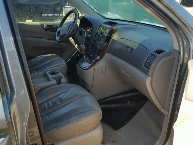 KNDMB233166094554 - 2006 KIA SEDONA EX GRAY photo 5