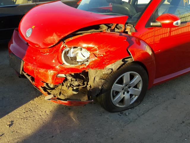 3VWRG31C17M520872 - 2007 VOLKSWAGEN NEW BEETLE 红色 照片 9