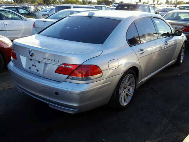 WBAHN835X6DT32410 - 2006 BMW 750 LI Արծաթագույն լուսանկար 4