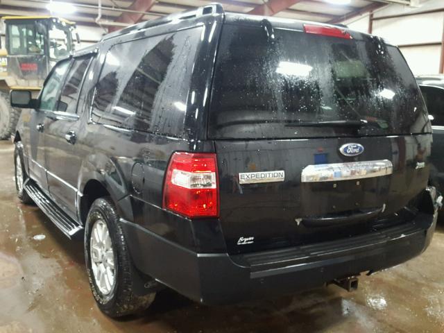 1FMJK1G55BEF49989 - 2011 FORD EXPEDITION BLACK photo 3