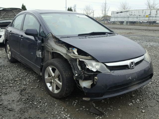 1HGFA16817L112990 - 2007 HONDA CIVIC EX შავი ფოტო 1