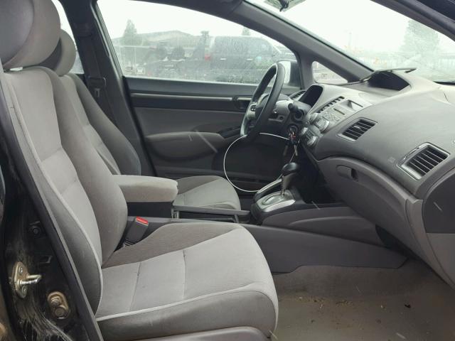 1HGFA16817L112990 - 2007 HONDA CIVIC EX შავი ფოტო 5