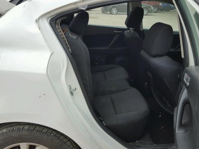 JM1BL1VFXC1501348 - 2012 MAZDA 3 I WHITE photo 6