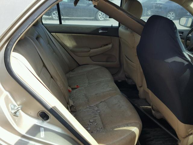 1HGCM66534A003175 - 2004 HONDA ACCORD EX GOLD photo 6