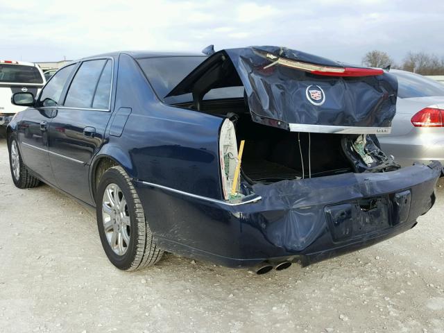 1G6KD57Y59U147283 - 2009 CADILLAC DTS BLUE photo 3