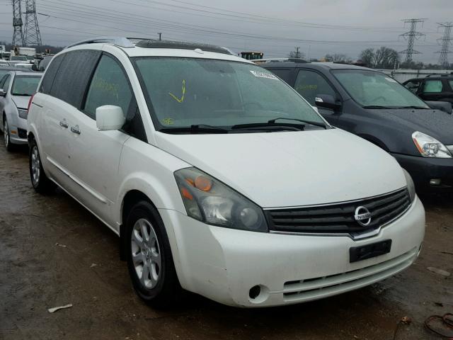 5N1BV28U87N126712 - 2007 NISSAN QUEST S WHITE photo 1